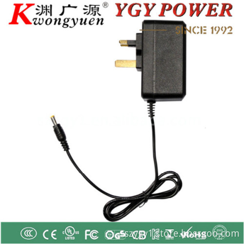 Linear Power Adapter/Transformer for CCTV Camera with 15W AC or DC Maximum Output Power, UK Plug